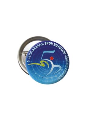 İğneli Buton Rozet ( 55 mm )