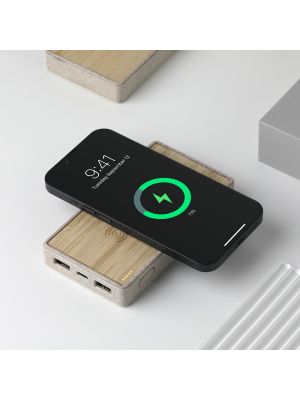 Powerbank 1000 mAh Bambu Wireless Mobil Şarj Cihazı
